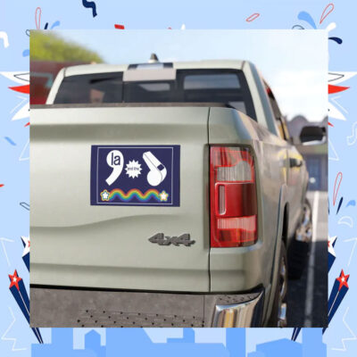 Comma La Kamala Harris And The Coach Car Magnet
