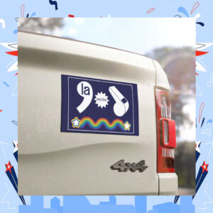 Comma La Kamala Harris And The Coach Car Magnet