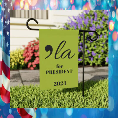 Comma La Kamala Harris For President 2024 Flag