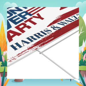 Country Over Party Harris & Walz 24 Yard Signs
