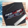 Country Over Party Harris Walz Bumper Sticker