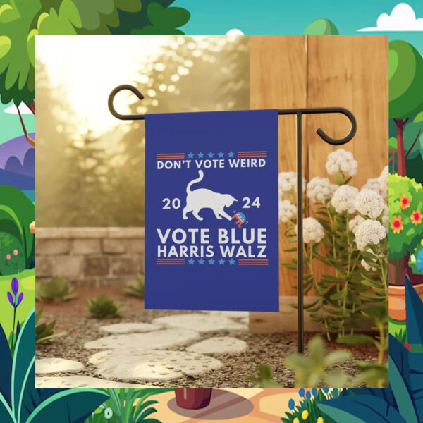 Don't Vote Weird Vote Blue Harris Walz 2024 Flag