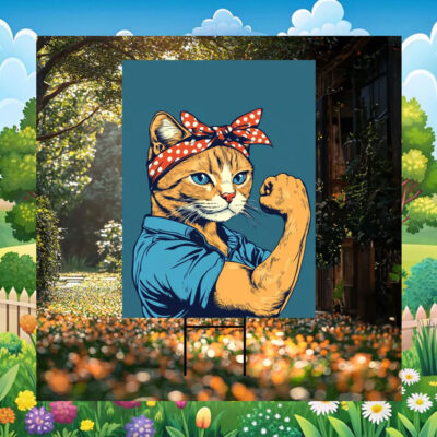Felines Not Felons Harris Yard Sign