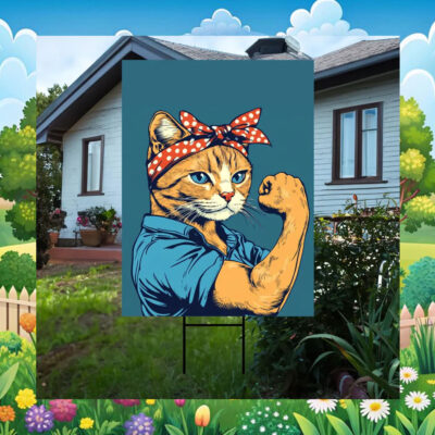Felines Not Felons Harris Yard Sign