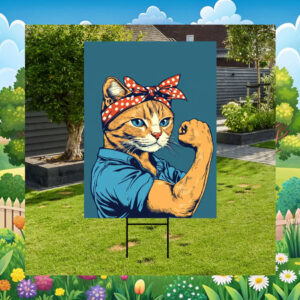 Felines Not Felons Harris Yard Sign