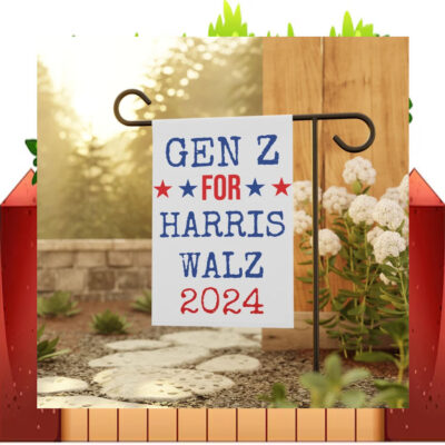 Gen Z For Harris Walz 2024 Election Flag