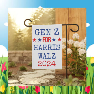 Gen Z For Harris Walz 2024 Election Flags