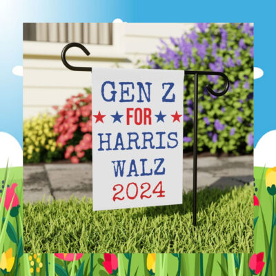Gen Z For Harris Walz 2024 Election Flags