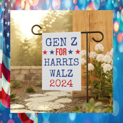 Gen Z For Harris Walz 2024 Garden Flag