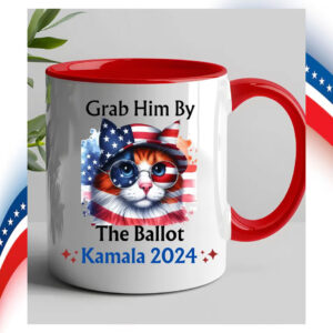 Grab Him By The Ballot Kamala Harris 2024 Mug