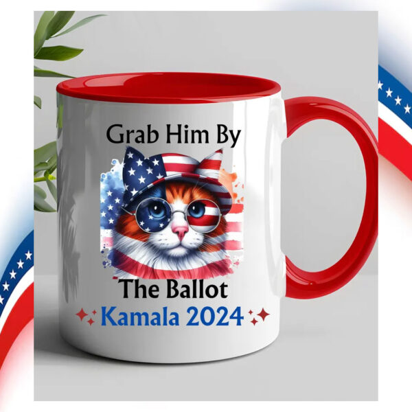 Grab Him By The Ballot Kamala Harris 2024 Mug