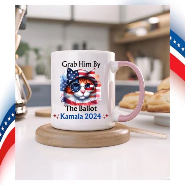 Grab Him By The Ballot Kamala Harris 2024 Mug