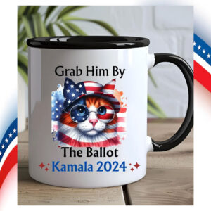 Grab Him By The Ballot Kamala Harris 2024 Mug