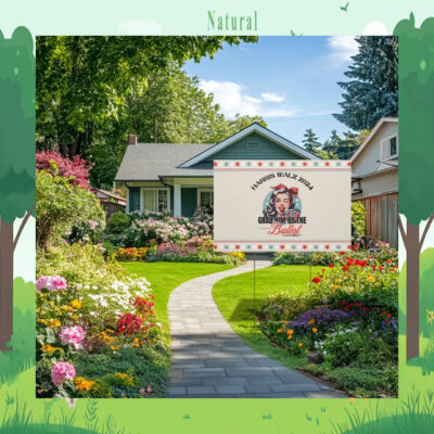 Grab Him The Ballot Harris Walz 2024 Yard Sign