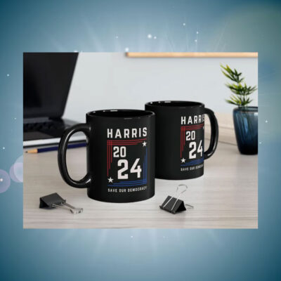 Harris 2024 Save Our Democracy Mug