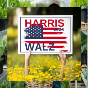Harris 2024 Walz President Yard Sign
