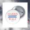 Harris For The People Walz 2024 Button