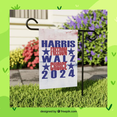 Harris Freedom Walz Choice 2024 Flags