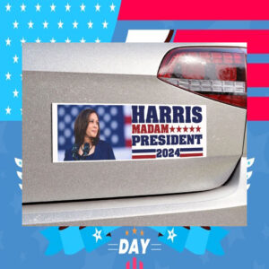 Harris Madam Prersident 2024 Car Magnet