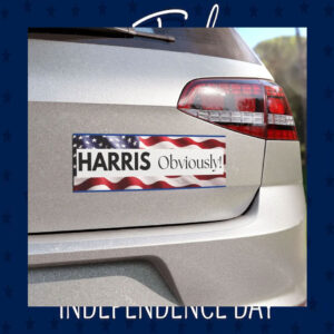 Harris Obviously 2024 Car Magnets