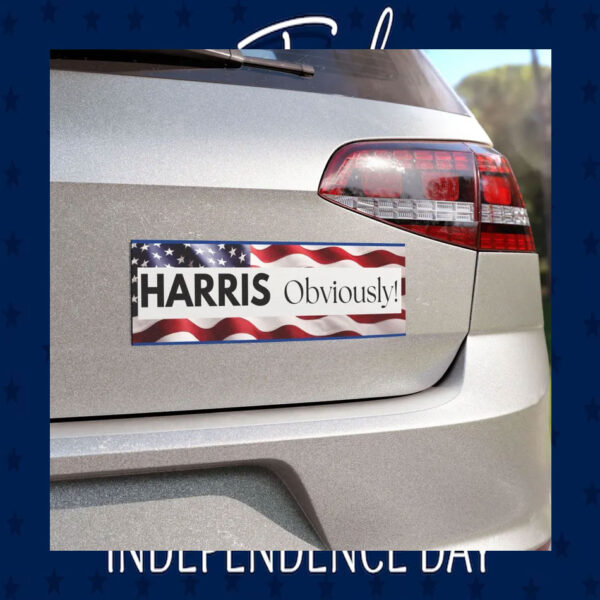 Harris Obviously 2024 Car Magnets