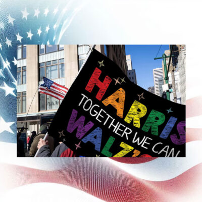 Harris Together We Can Walz 24 Flags