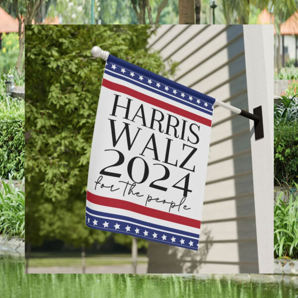 Harris Walz 2024 For The People Political Flag