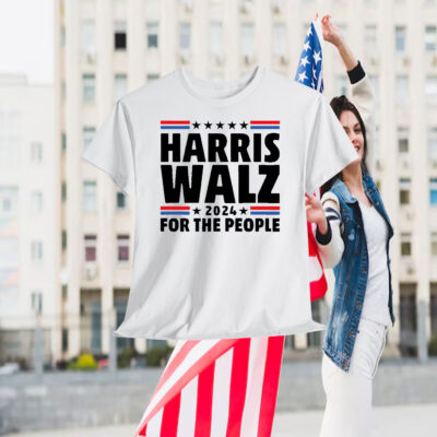 Harris Walz 2024 For The People T-Shirt