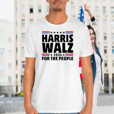 Harris Walz 2024 For The People T-Shirt