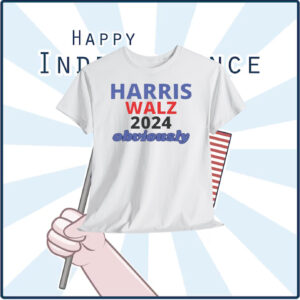 Harris Walz 2024 Obviously T-Shirt