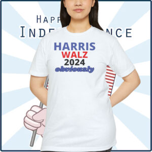Harris Walz 2024 Obviously T-Shirt