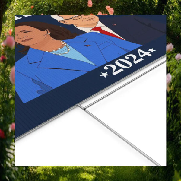 Harris Walz 2024 President Yard Sign