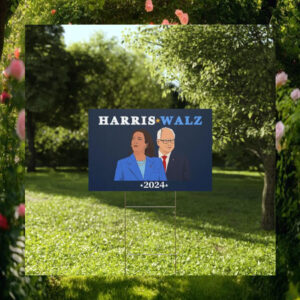 Harris Walz 2024 President Yard Sign