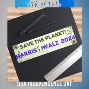 Harris Walz 2024 Save The Planet Sticker