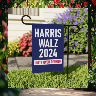 Harris Walz 2024 Unity Over Division Election Flag
