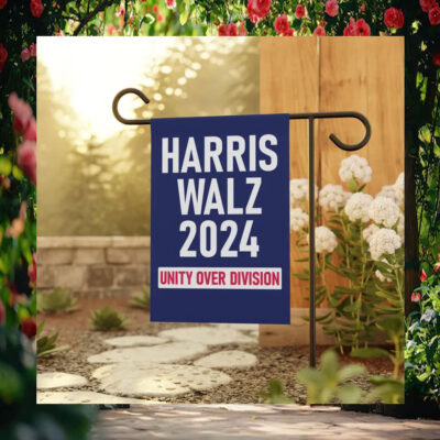Harris Walz 2024 Unity Over Division Election Flag