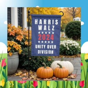 Harris Walz 2024 Unity Over Division Flag