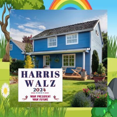 Harris Walz 2024 Your President Your Future Yard Signs