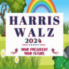 Harris Walz 2024 Your President Your Future Yard Signs
