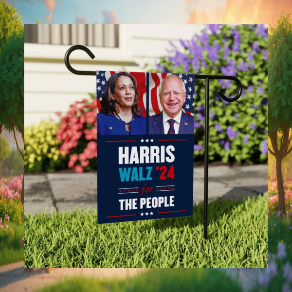 Harris Walz 24 For The People Flag