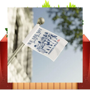 Harris Walz 24 We Are Not Going Back Garden And House Flag