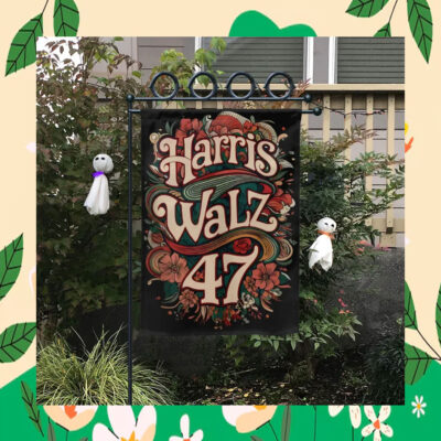 Harris Walz 47 Garden Flag