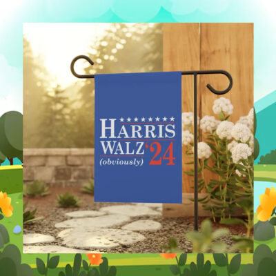 Harris Walz Obviously 24 Election Flag