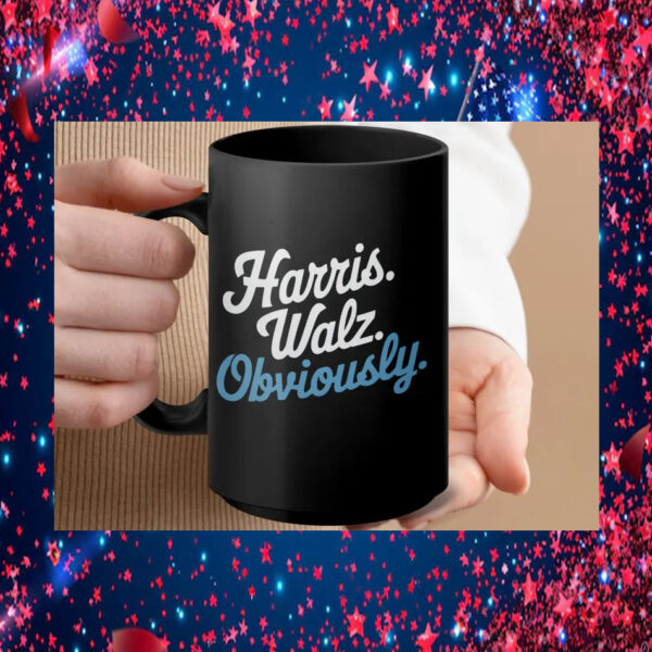 Harris Walz Obviously Mug