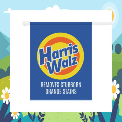 Harris Walz  Removes Stubborn Orange Stains Flag