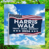 Harris Walz Truth Hope Decency 24 Flag