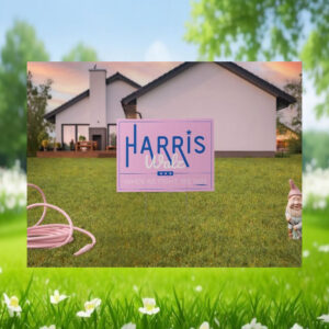 Harris Walz When We Fight, We Win 2024 Political Yard Sign
