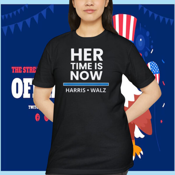 Her Time is Now Harris Walz Shirt