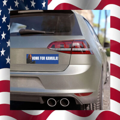 Honk For Kamala Car Magnet