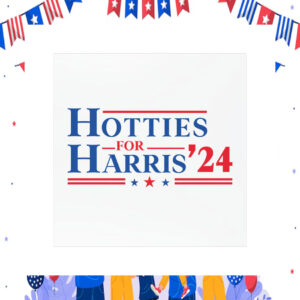 Hotties For Harris 24 Car Magnet